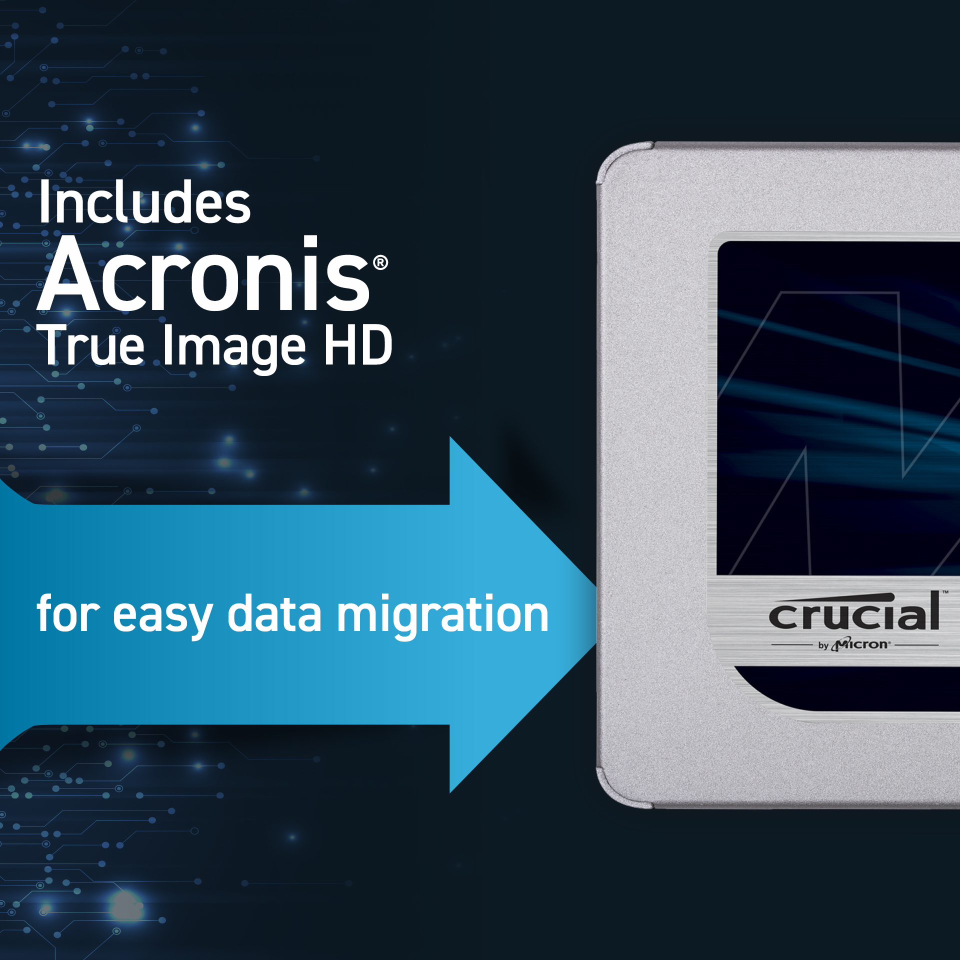 Crucial MX500 4TB 3D NAND SATA 2.5-inch 7mm (with 9.5mm